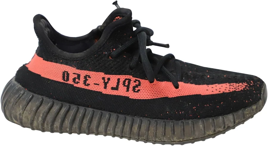 Adidas Yeezy Boost 350 V2 in Red Primeknit Microfiber