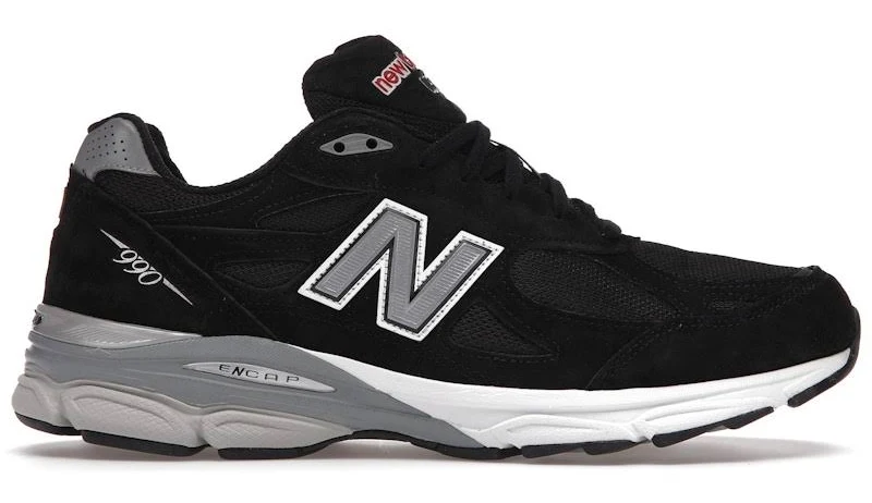 New Balance 990v3 MiUSA Black White