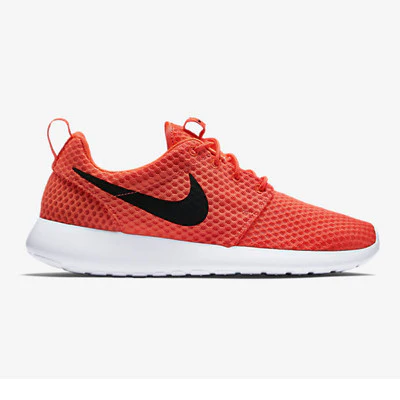 EXCLUSIVE NIKE Roshe One BR - Hot Lava NIKE MESH UPPER FOR BREATHABILITY FULL LENGTH PHYLON MIDSOLE FOR LIGHTWEIGHT CUSHIONING SOLARSOFT SOCKLINER FOR