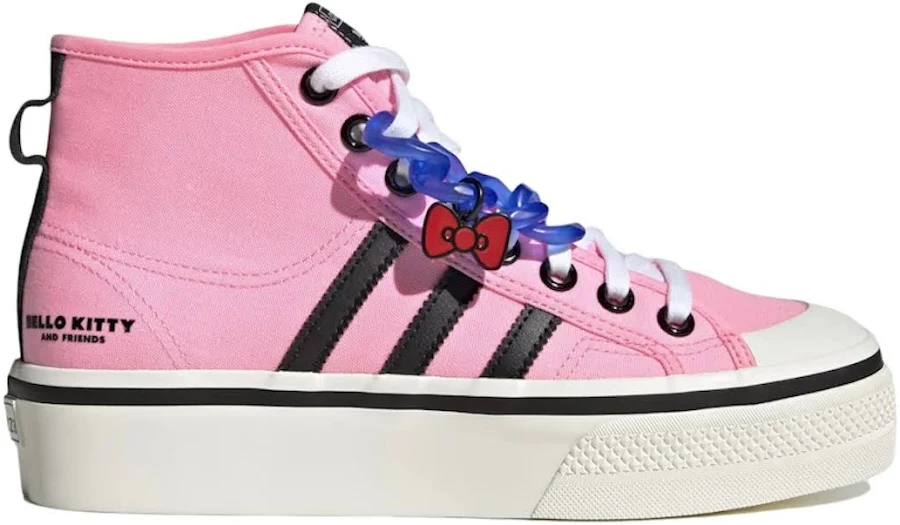 Women's adidas Nizza Platform Mid Shoes Pink Glow