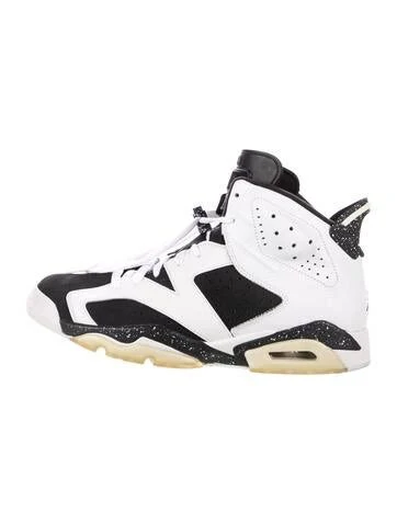 Jordan 6 Retro Oreo Sneakers in Black/White, Men's UK 9.5 | 10.5