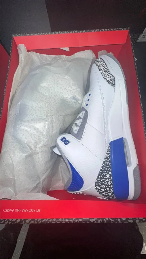 Air jordan 3 retro OG "racer blue"