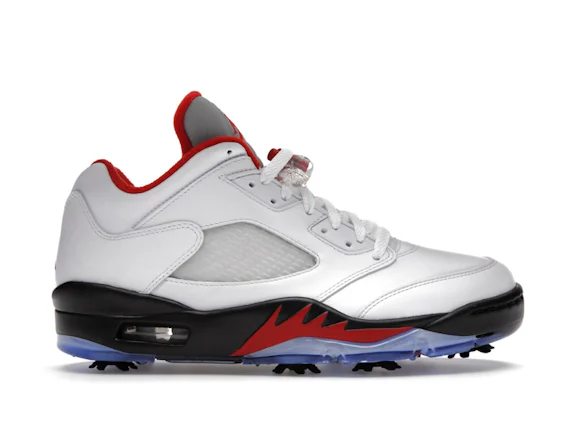 Jordan 5 Retro Low GolfFire Red (Silver Tongue)