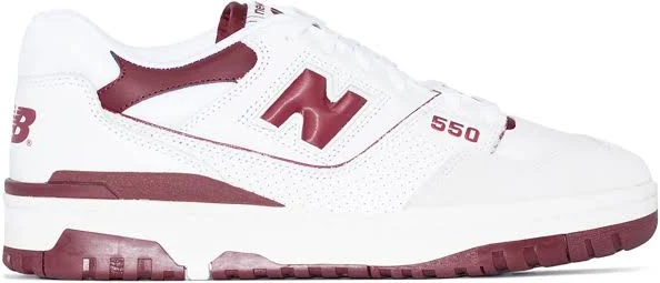 New Balance - 550 "Burgundy" low-top sneakers - unisex - Calf Leather - 9.5 - White