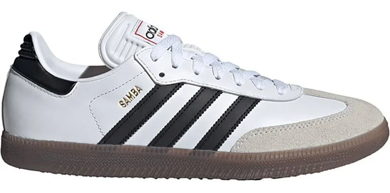 adidas Adult Samba Shoes White/Black - Men's Active at Academy Sports