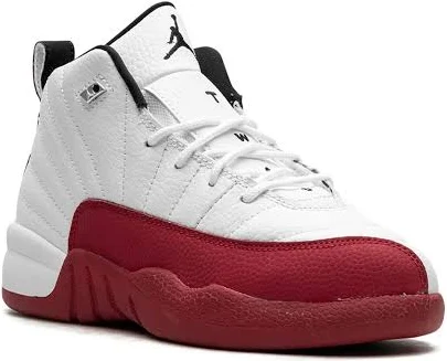 Jordan Kids - Air Jordan 12 "Cherry" sneakers - kids - Rubber/Fabric/Leather - 13 Kids - White
