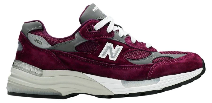 New Balance 992 Made in USA 'Purple Grey' | Red | Men's Size 4