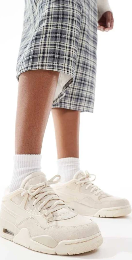 Nike Air Jordan 4 RM sneakers in off white