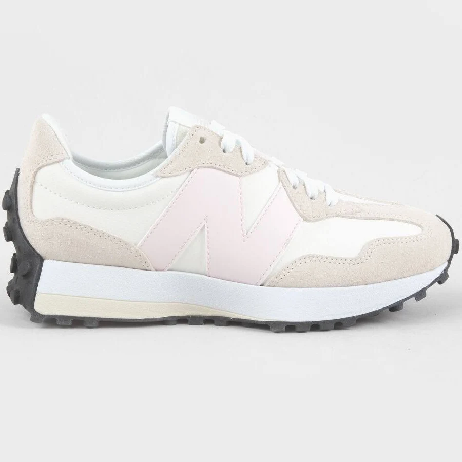 New Balance 327 Womens Shoes - White / Pink - Size: 10