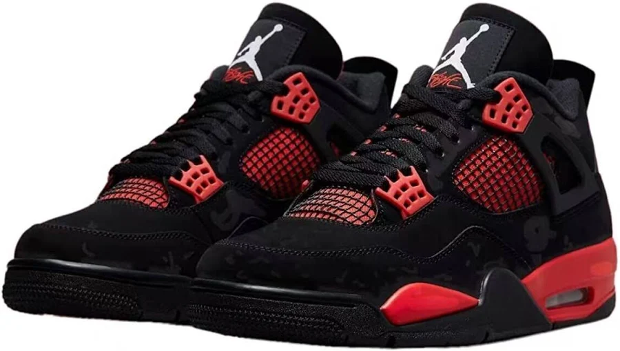 Air Jordan 4 Red Thunder 2022 Black "ct8527-016