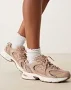 New Balance 530 sneakers in light brown and leopard print-Neutral