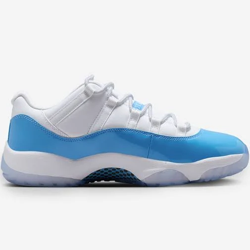 Air Jordan 11 Retro Low 'University Blue' - White/Univ Blue-Black