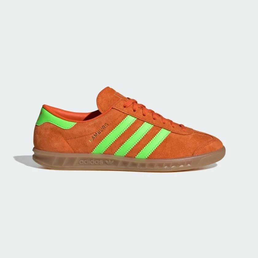 Womens Adidas Orange Hamburg Trainers
