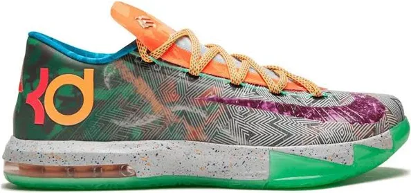 Nike - KD 6 Premium "What The KD" sneakers - unisex - Rubber/Polyester/Polyester - 10.5 - Green