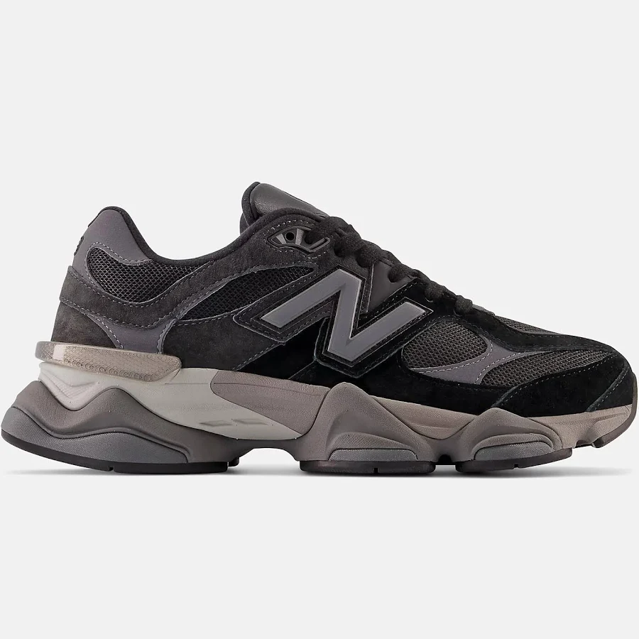 New Balance 9060 Sneaker Unisex (Black with Castlerock and Rain Cloud)