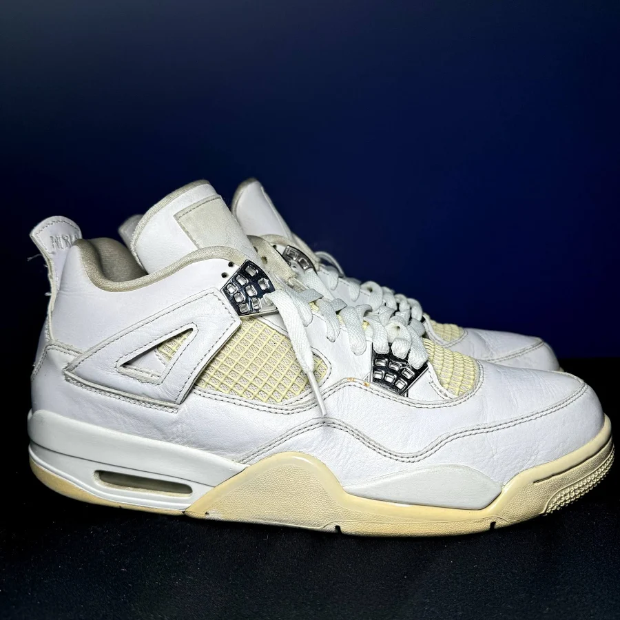 Jordan Shoes | Nike Air Jordan 4 Retro Pure Money 2017 Men's Shoes - Size 12 | Color: Silver/White | Size: 12 | Basketballfan77's Closet
