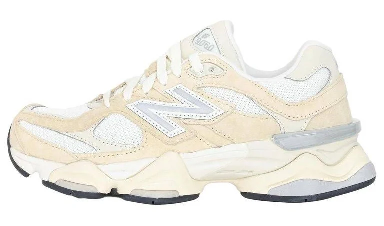 New Balance Men's 9060 'Calcium Sea Salt' - White - Low-top sneakers - 9