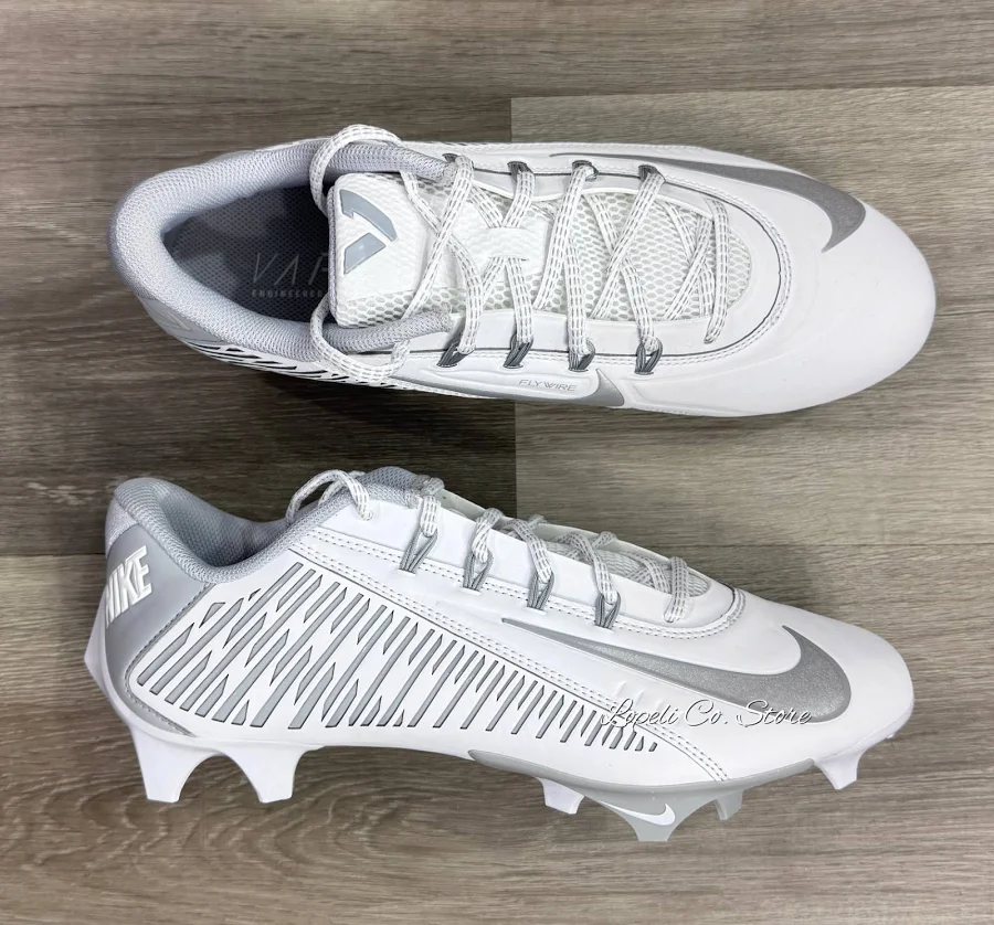 Nike Vapor Edge 360 Vc Chrome Silver White Cleats Do6294-100 Men’s 10