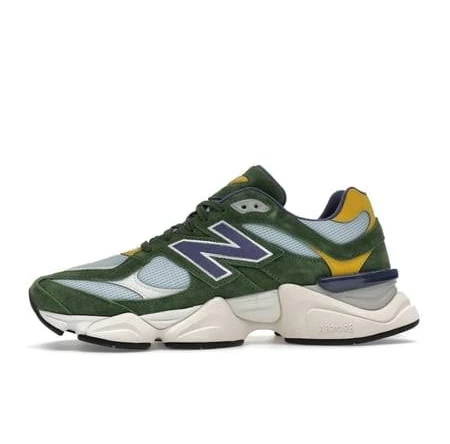 New Balance 9060 Men's Shoes, Dark Alpine Green/Frosted Glass, Size 9.5