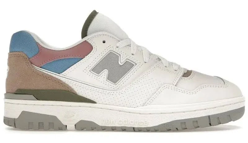 New Balance Men's 550 Sea Salt Blue Laguna, from StockX