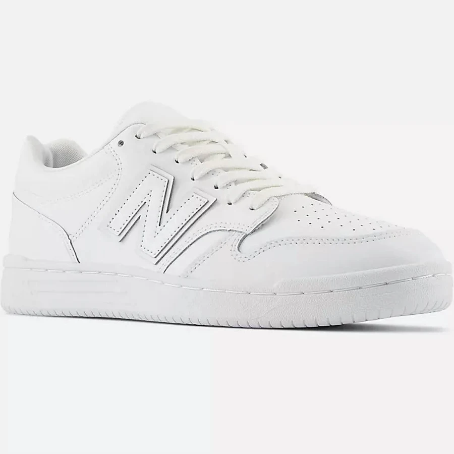 New Balance - Unisex 480 Shoes 7 / White With White