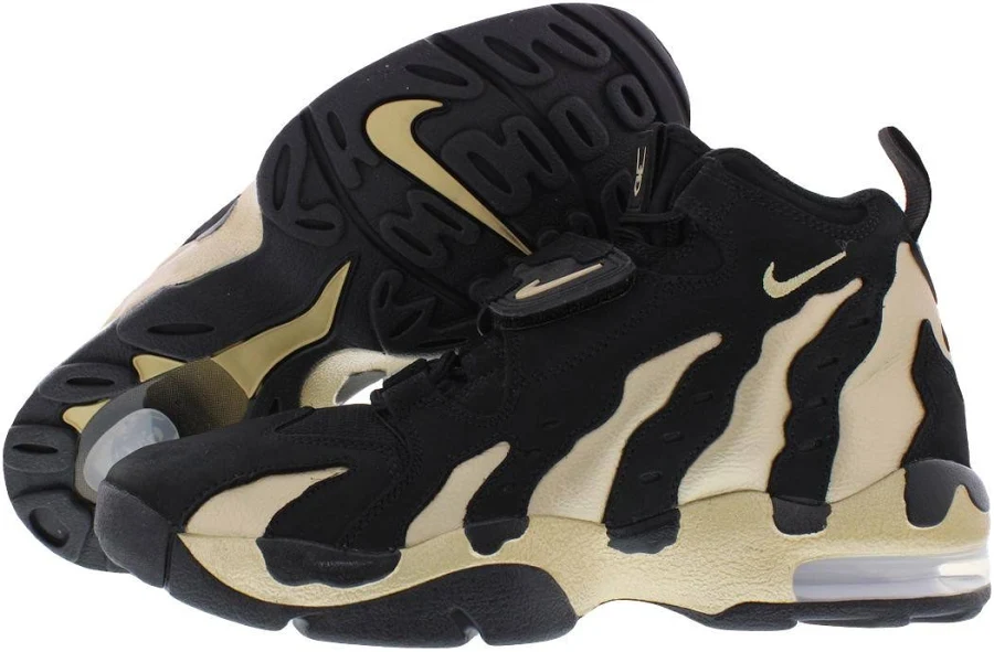 Nike Air Diamond Turf Max '96 Unisex Shoes Size 8, Color: Black/vegas