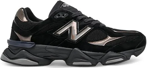 New Balance - 9060 sneakers - unisex - Mesh/Fabric/Fabric/Rubber/Calf Suede - 8 - Black