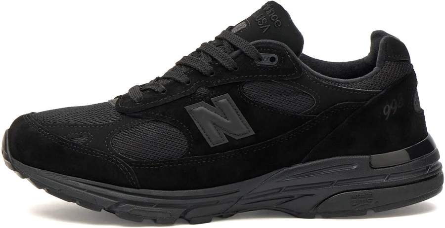 New Balance 993 Sneaker in Triple Black, Size UK 10.5 | END Clothing