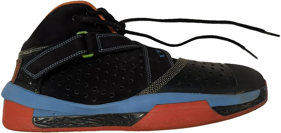 Mens Vintage Air Jordan 25 Outdoor Basketball Shoe Black Sz 10.5