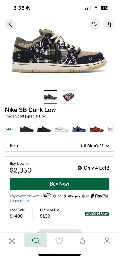 Nike SB Dunks Low Travis Scott's1