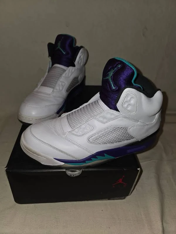 Jordan 5 NRG "Grape/Fresh Prince" Size 9.5 (VNDS, OG Box)