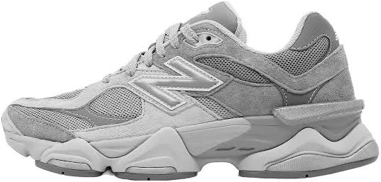 New Balance 9060 Athletic Men Sneakers - Shadow Grey/concrete-silver Metallic