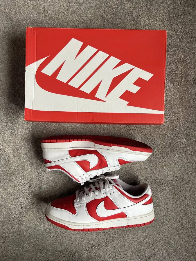 Nike Dunk Low Retro (championship Red)