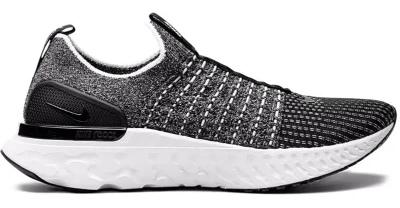 React Phantom Run Flyknit 2 Sneakers From Finish Line In Black