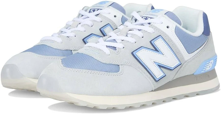 Men's New Balance Unisex 574 Grey/White
