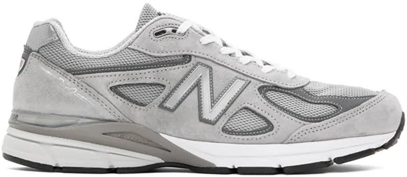 990v4 Lace-up Sneakers In Gray