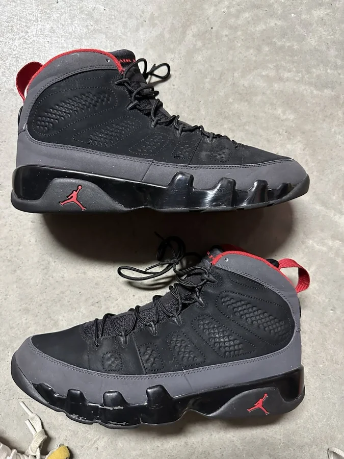 Men's Jordan 9 Retro Charcoal