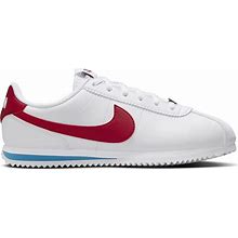 Nike Unisex White/Varsity Blue/Varsity Red Cortez Sneakers In