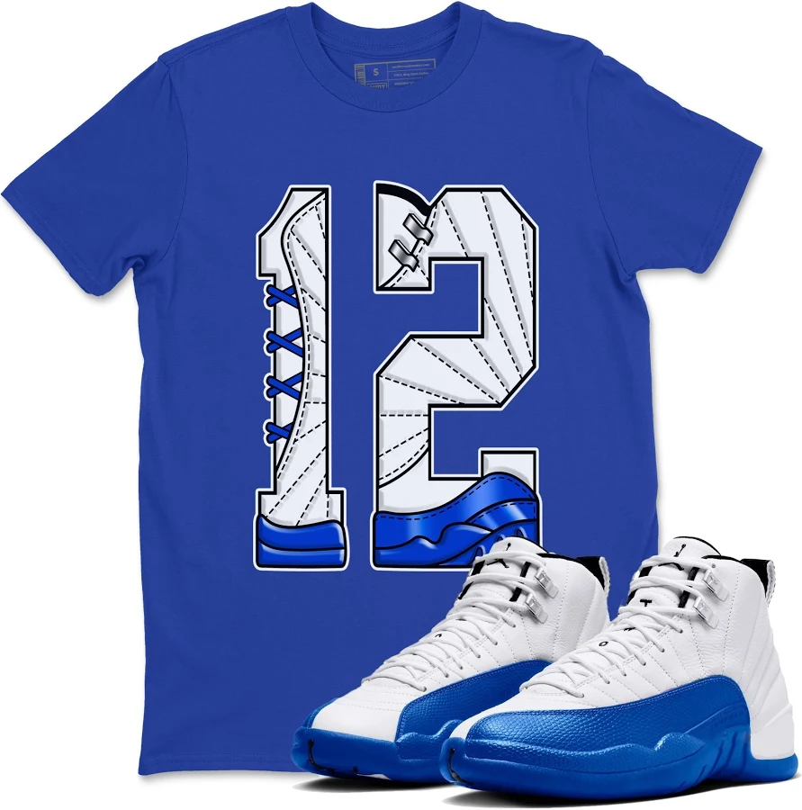 Air Jordan 12 Blueberry Crew Neck T-Shirt