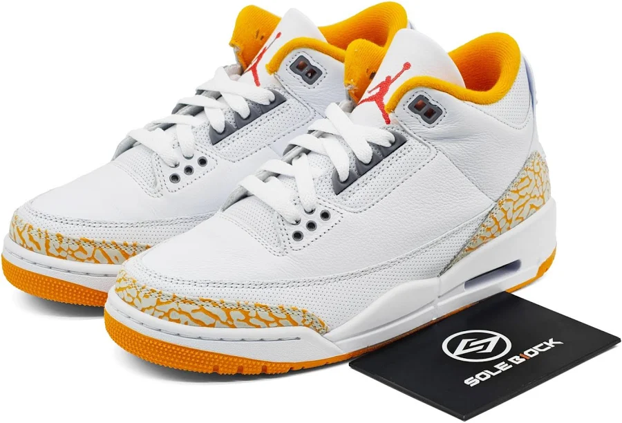 Air Jordan 3 "orange Citrus" 2026 Womens White Orange Ck9246-101