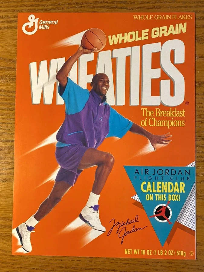 Wheaties 1991 Air Jordan Flight Club Calendar Michael Jordan Bulls