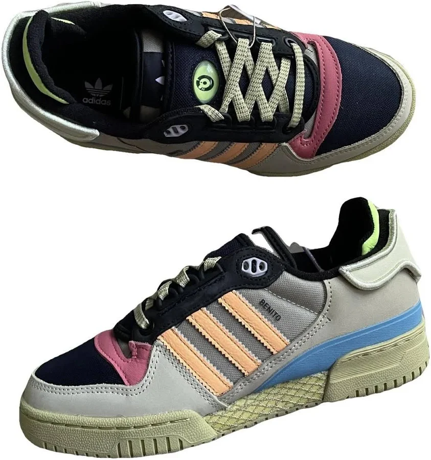 Adidas Forum 84 Trainers Multicolour Cloth Size 38.5 EU