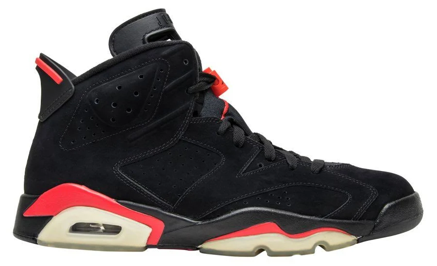 Air Jordan 6 Retro Infrared Pack 'Black' | Men's Size 14