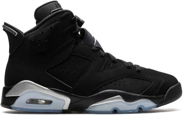 Jordan - Air Jordan 6 "Chrome 2022" sneakers - unisex - Leather - 12.5 - Black