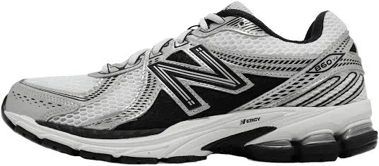 New Balance 860v2 Lace-up Men Sneakers - White Silver