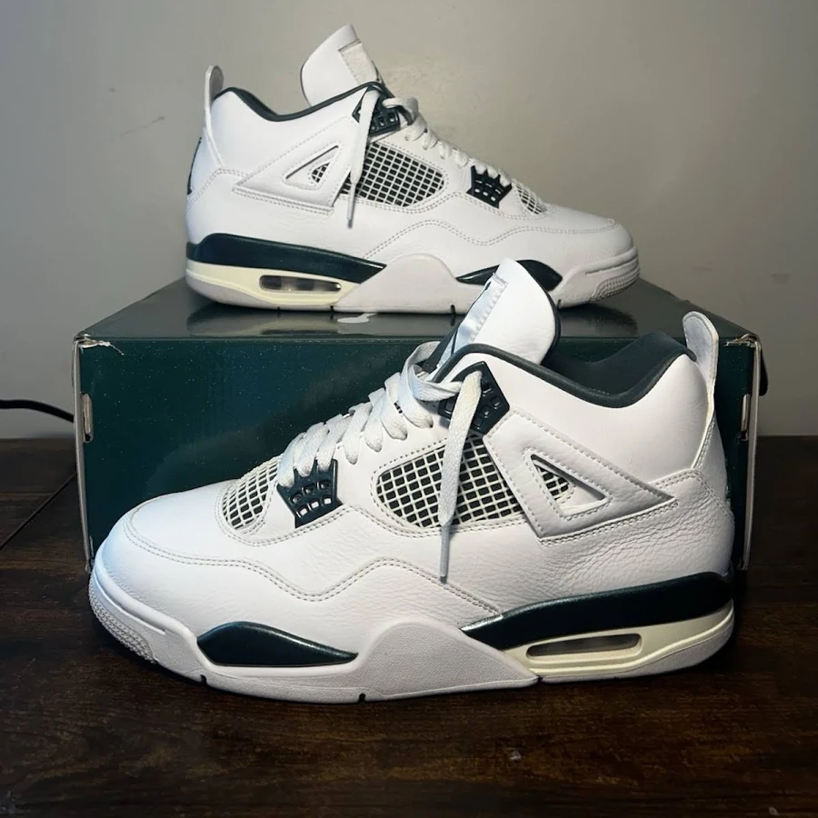 Size 10 - Air Jordan 4 Retro Oxidized Green