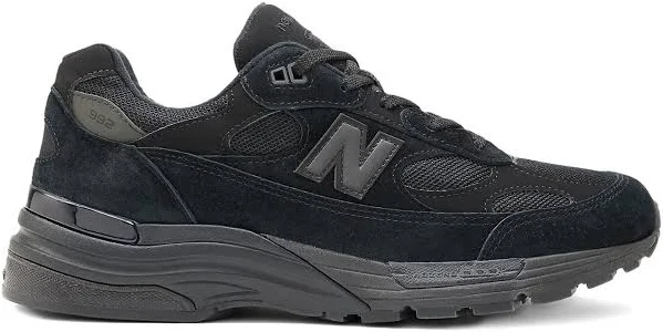 New Balance - 992 "Made in USA - Triple Black" sneakers - men - Calf Suede/Mesh/Fabric/Rubber - 11