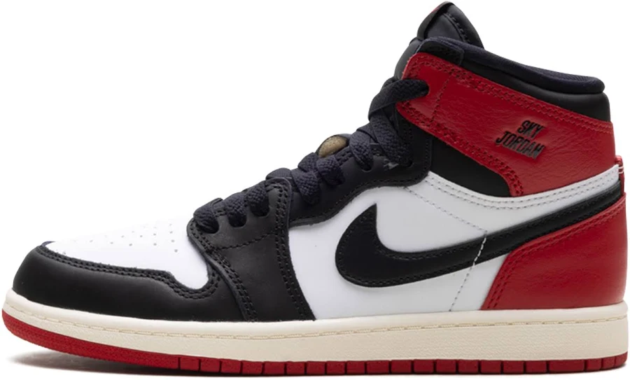 Air Jordan Kids' 1 Retro High OG "Black Toe Reimagined
