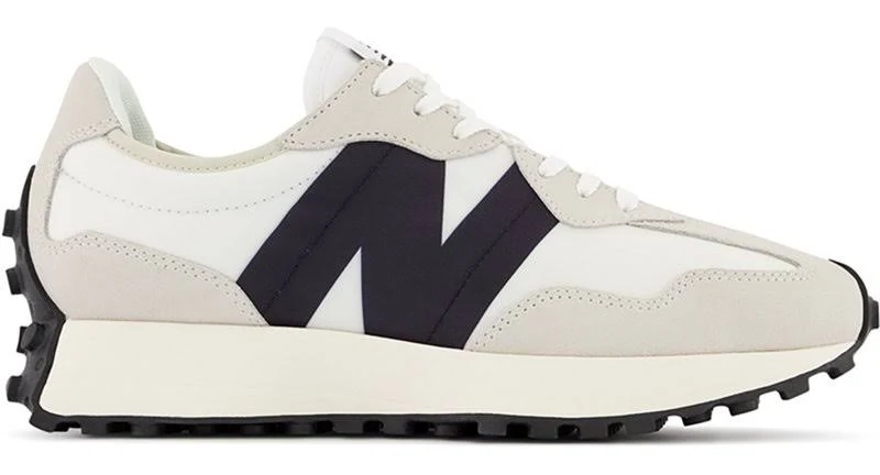 New Balance Women's 327 Shoes Light Grey/Black - Women's Athletic Lifestyle at Academy Sports