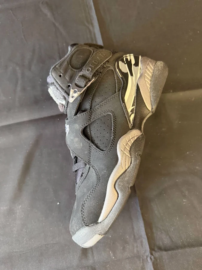 2015 Jordan 8 Retro Chrome GS LEFT SIDE Single Size 5.5y